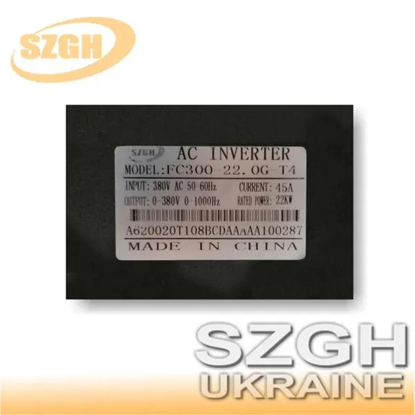 Перетворювач частоти для двигуна шпинделя VFD BEST 22kw ,1000HZ, 45A