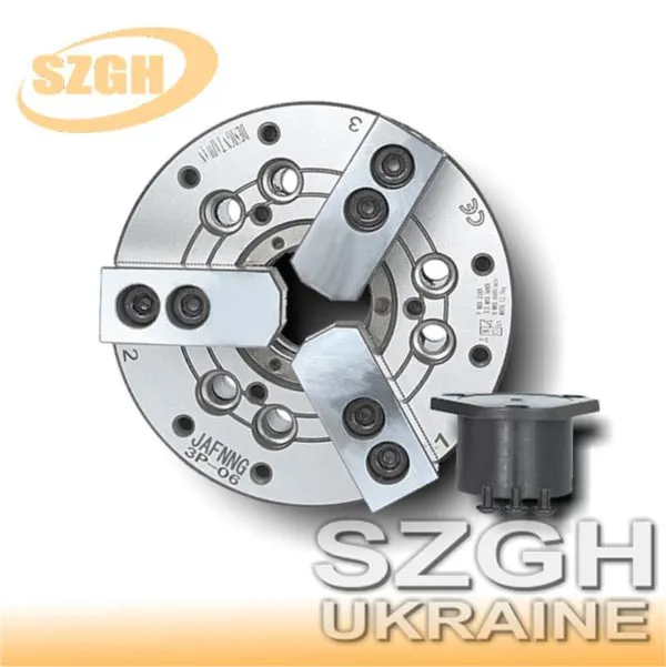 Патрон до токарного верстата з ЧПУ D 208mm, A6 (cone), 8 дюймів, трикулачковий самоцентрований 