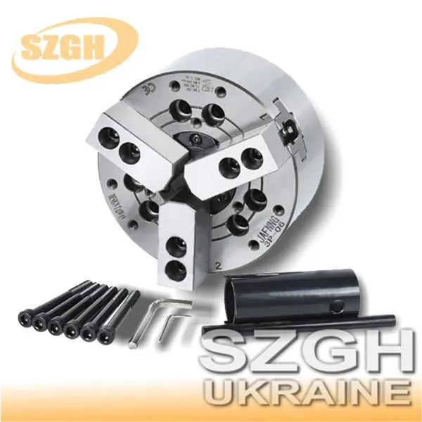 Патрон до токарного верстата з ЧПУ D 208mm, A6 (cone), 8 дюймів, трикулачковий самоцентрований 